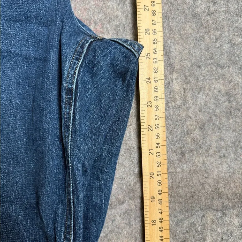 J.Crew Cropped Jeans Womens 32 Blue Denim Medium Wash Cotton Flared Leg Mid-Rise